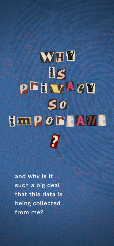 Why is privacy so important? and why is it such a big deal that this data is being collected from me?